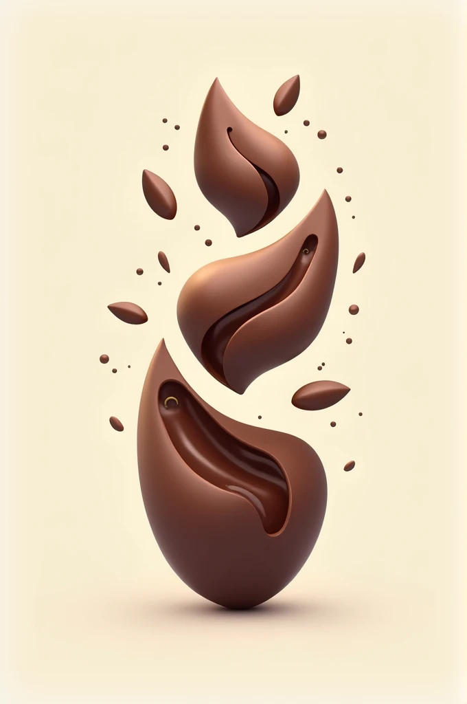 I want a logo for my chocolate brand that is based on emotions. There are 4, happiness, Ira, in love and refreshing. 