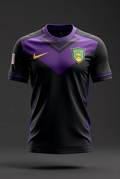 Senegal national team shirt in black with purple details