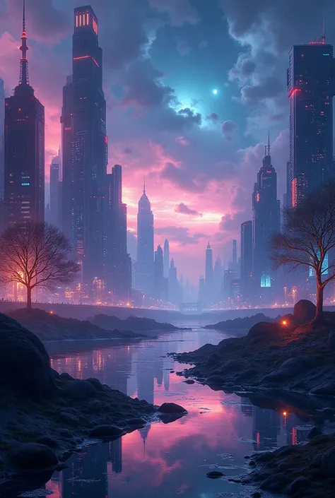 Imagine Creating a Futuristic Background 
