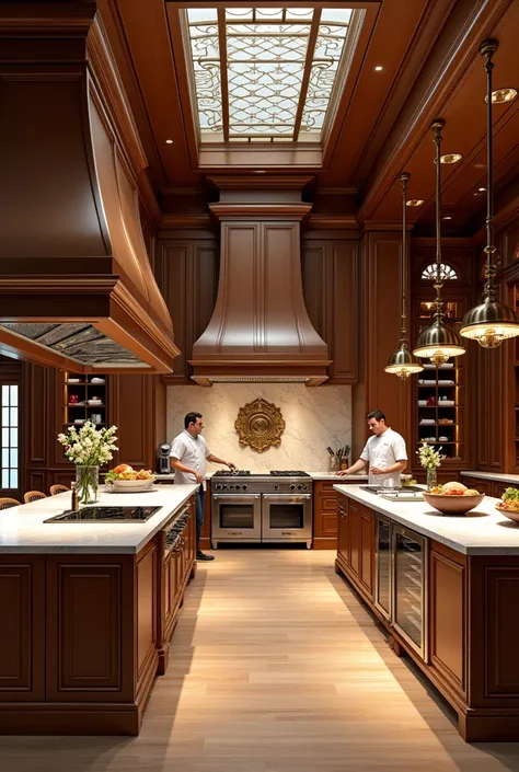 Large and luxurious kitchen 