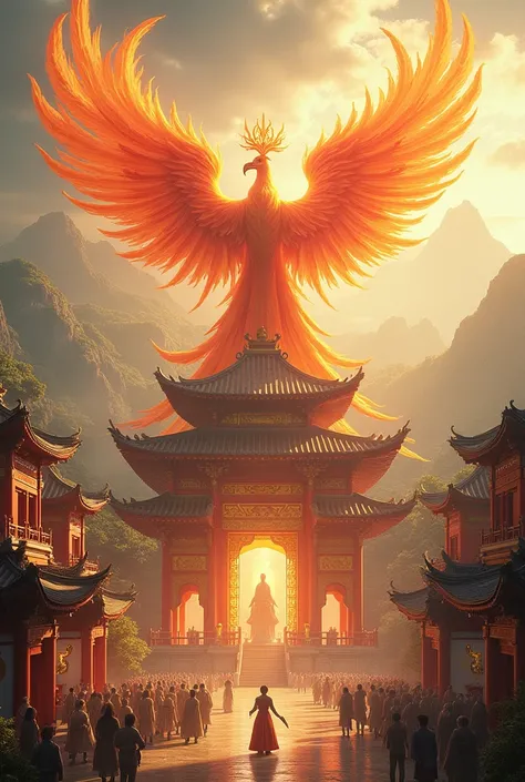 Temple praising the Phoenix Goddess 