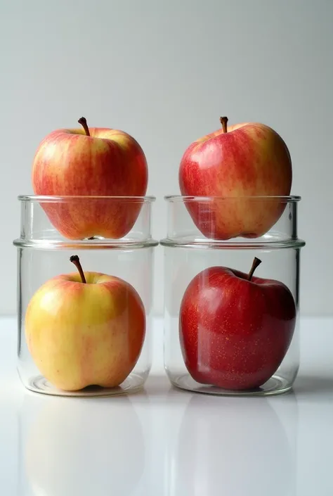 Obtain data and record information about the oxidation of food in a table with 4 apples, one without anything, another with lemon juice in containers, another in a container with water and another in a container with sugar, a table with graphs and data. In...