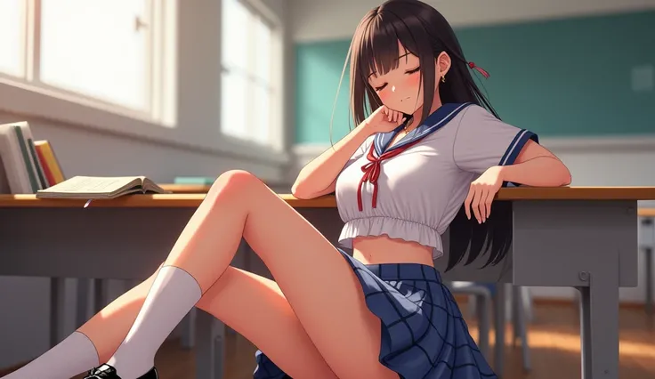 She is wearing the cutest high school uniform in the world.、Z Cup Big,The sculpture model is attractive, (One Girl:1.3)、Realistic photos、Photorealistic:1.4、Official Art、Ultra-detailed、Beautiful and aesthetic、Beautiful poop、masterpiece、Highest quality、Poses...