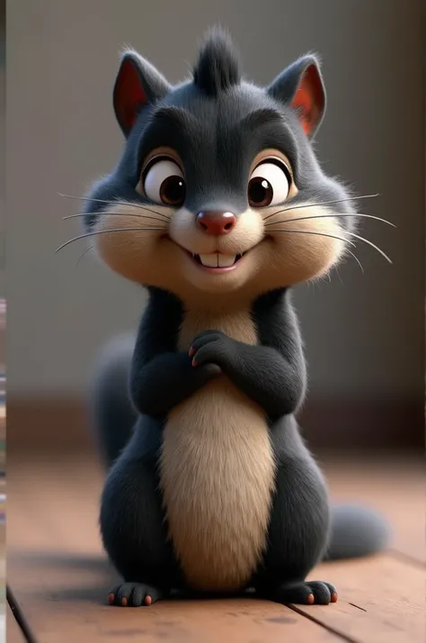 Create an Alvin from Alvin and the Chipmunks but make him black