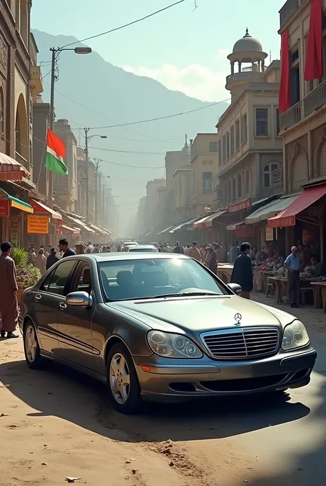 Draw me a mercedes s class 2000 in jalalabad