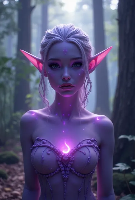 The first person perspective involves viewing a beautiful purple elven woman from an observers perspective.  located in a quiet forest.  It provides a direct view of ones own eyes, allowing the individual to witness their surroundings as if seeing through ...