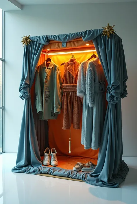 A creative wardrobe that represents self-improvement