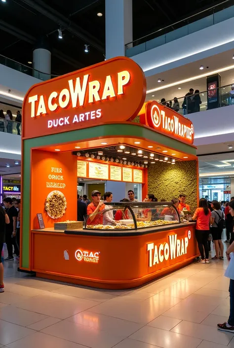 make a business stall inside the mall of our food company TacoWrap with a tagline na masarap, dadalhin ka sa alapaap