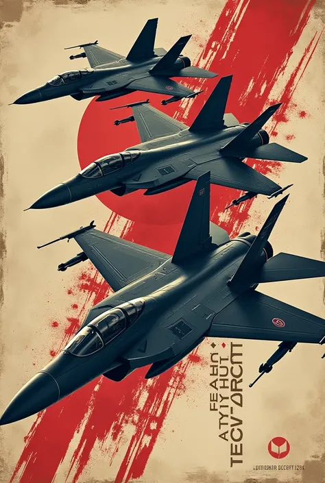 Jets poster artwork with fighting theme with no sky but more woth poster types