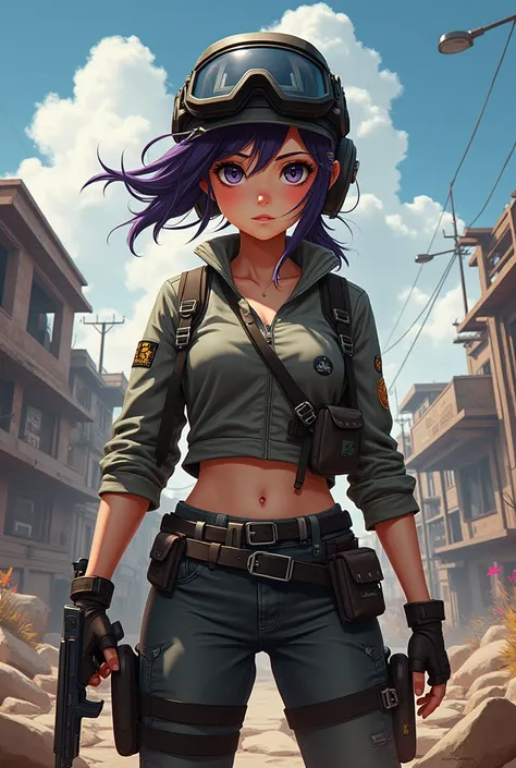 Anime girl character Pubg 2d