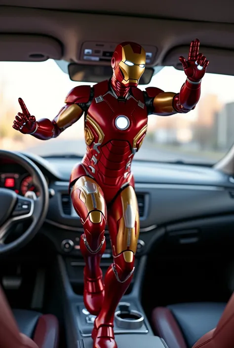 Ironman 3d dancing in the car
