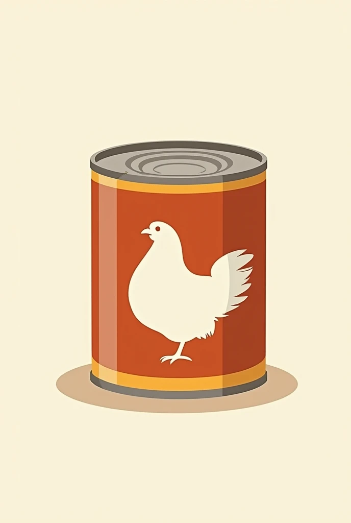 K kitchen chicken adobo logo in a can