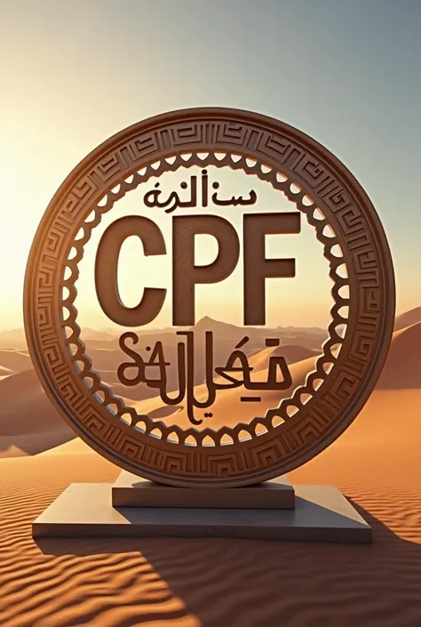 CPF sign with saudi arab