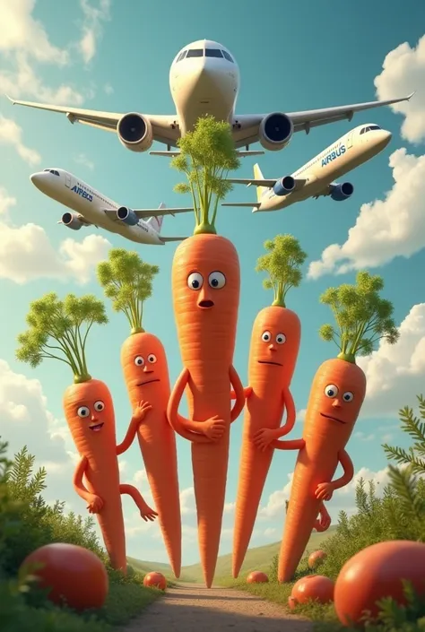 Additionner des airbus et des carottes 