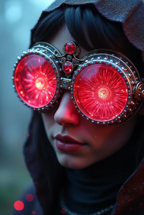 Ruby diamond goggles generate image 
