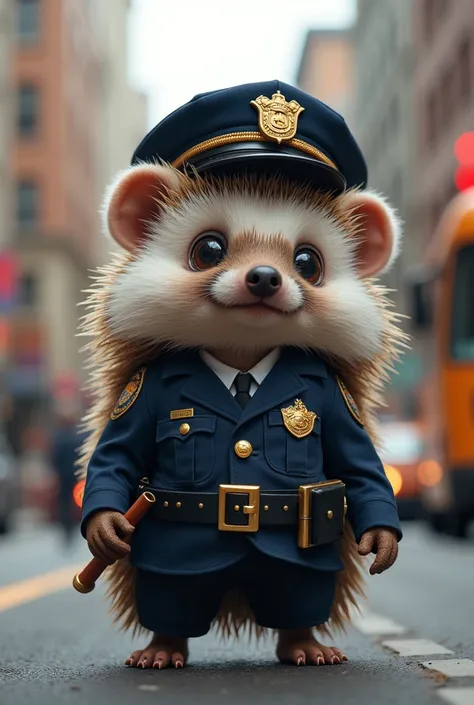 Hedgehog Policeman