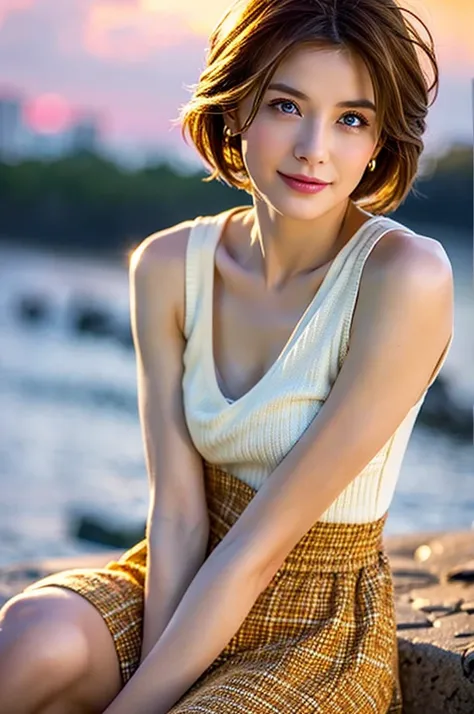 (Realistic, 超Realistic:1.4), 16K HDR, High resolution,((Whiskey Glass)),((Whiskey Bottle))Brown short hair,The best smile、Japanese Actress,so beautiful(It looks like the real thing),Evening Dresses,Cocktail Dresses、Whiskey Bottle、The Macallan、Johnnie Walke...