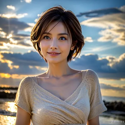 (Realistic, 超Realistic:1.4), 16K HDR, High resolution,((Whiskey Glass)),((Whiskey Bottle))Brown short hair,The best smile、Japanese Actress,so beautiful(It looks like the real thing),Evening Dresses,Cocktail Dresses、Whiskey Bottle、The Macallan、Johnnie Walke...