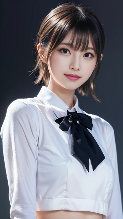 {1 girl,(Wearing JK uniform costumes:1.23),Very beautiful Japanese idol portraits,(RAW Photos,Highest quality),(Genuine,Genuineistic:1.38),(masterpiece),Very delicate and beautiful,Very detailed,2k wallpaper,wonderful,In detail,Highly detailed CG Unity 8K ...