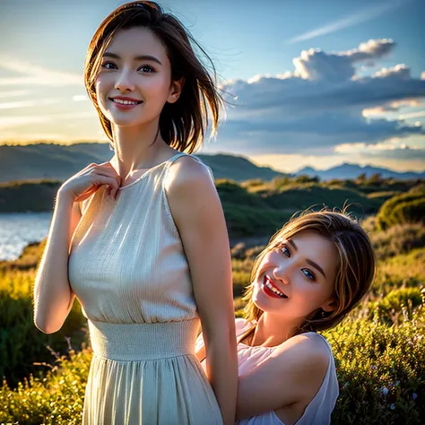 (Realistic, 超Realistic:1.4), 16K HDR, High resolution,((Whiskey Glass)),((Whiskey Bottle))Brown short hair,The best smile、Japanese Actress,so beautiful(It looks like the real thing),Evening Dresses,Cocktail Dresses、Whiskey Bottle、The Macallan、Johnnie Walke...