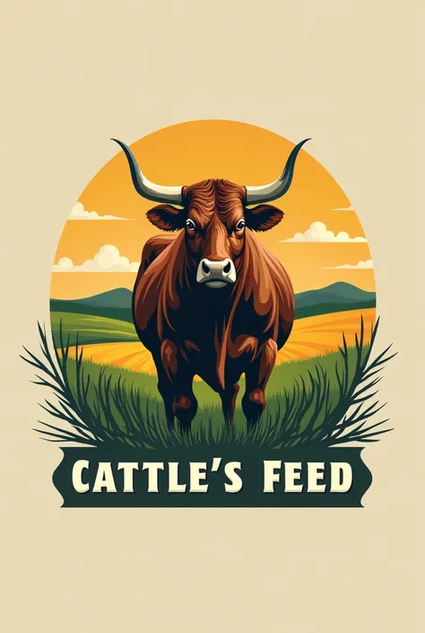 Logo for an agricultural cattle feed company
