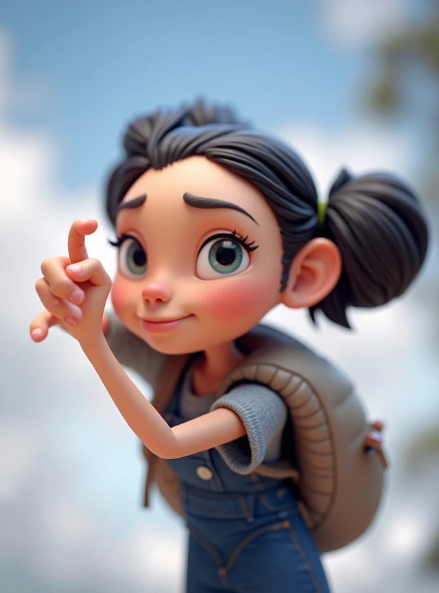 style rendering, 3D stylized, Arnold Maya rendering, Render 3D stylized, , 3D character, 3D character, Stylized 3D rendering, 3d character rendering, cartoon character, Close-up character, Character pose, (pixar style) (master part:1.2) (bokeh) (Best Quali...