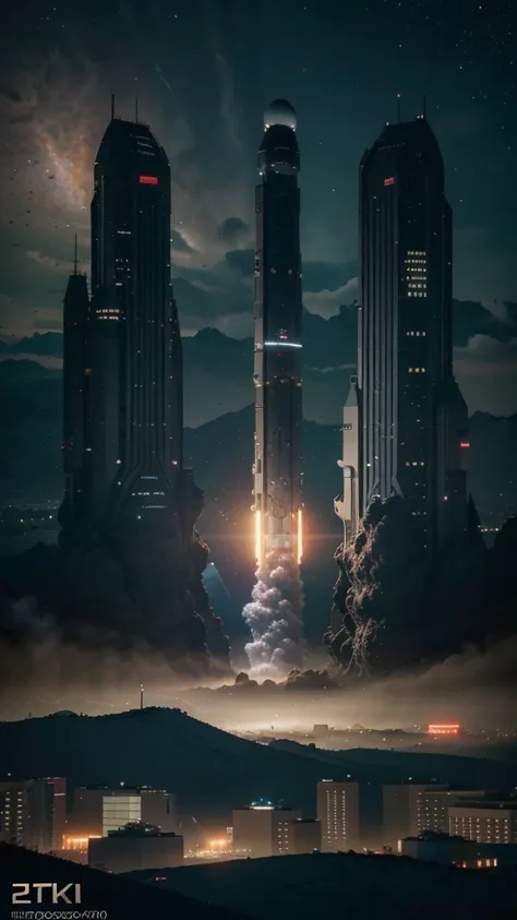 detailed space scene, planets, spaceships, futuristic city, cinematic lighting, glowing neon lights, vivid colors, dramatic atmosphere, volumetric fog, intricate mechanical details, hyper-realistic rendering, cinematic composition, award-winning CGI, stunn...