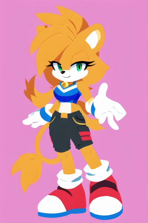 Female furry lion sonic style 