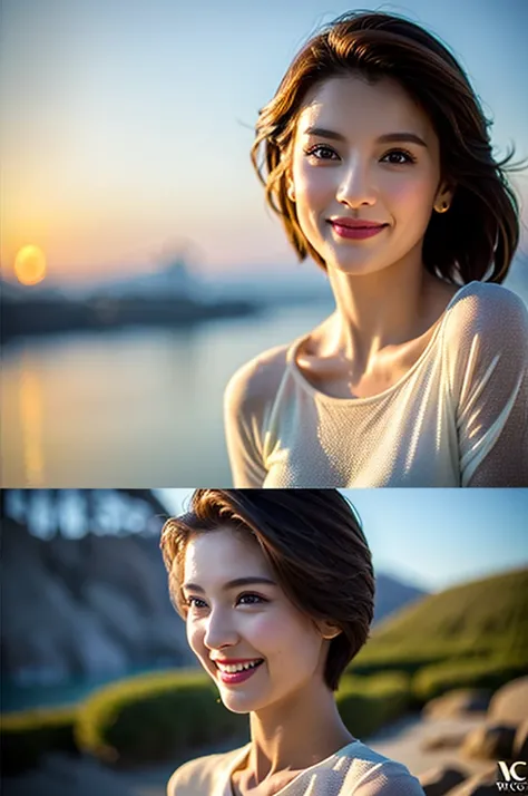 (Realistic, 超Realistic:1.4), 16K HDR, High resolution,((Whiskey Glass)),((Whiskey Bottle))Brown short hair,The best smile、Japanese Actress,so beautiful(It looks like the real thing),Evening Dresses,Cocktail Dresses、Whiskey Bottle、The Macallan、Johnnie Walke...