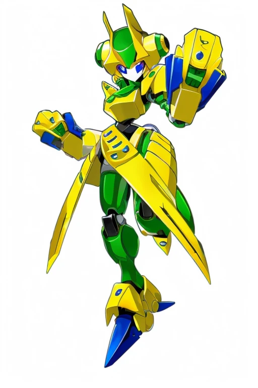 Female lizard medabots style 