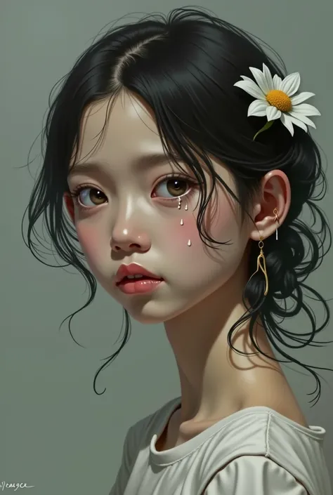 tears, Hair Flower, 