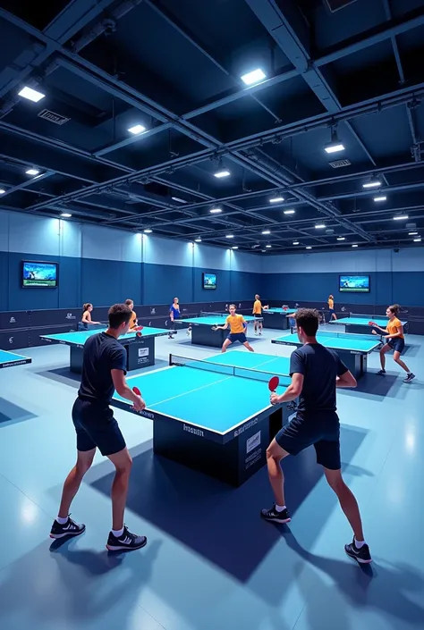 High tech , professional table Tennis facility 