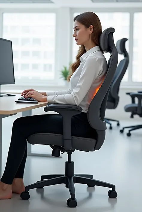 Smart Adjustable Armrests**: Features an armrest that automatically adjusts to the user&#39;s posture to prevent shoulder strain.