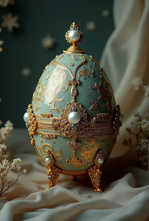 Faberge - Adamanteg and Anderschein,Hyperrealism,No blur,4K resolution,ultra detailed,Alexander Trufanov&#39;s style,