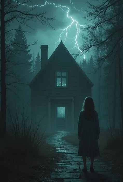 
It was a stormy night in Amber Ridge, a small town nestled deep in the forest. Rain drummed against the windows of an old, dilapidated house at the edge of town, a place long forgotten by the townspeople. Inside, a girl sat by the window, her pale face il...