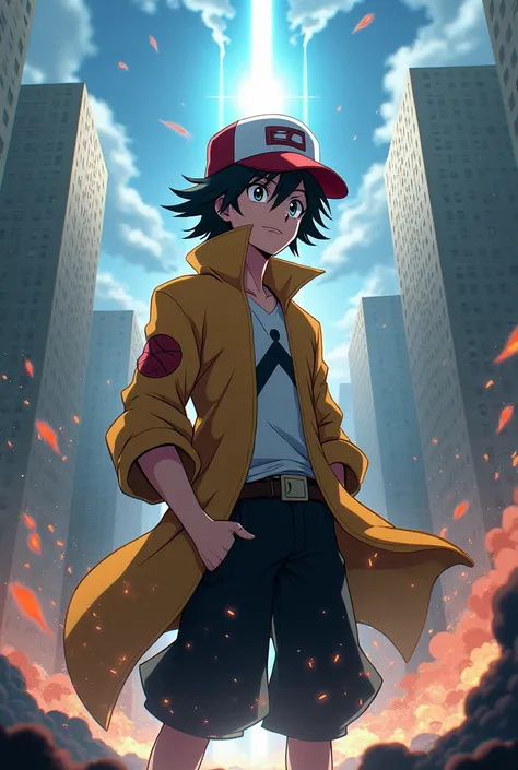 Ash ketchum no universo do anime de bleach bankai