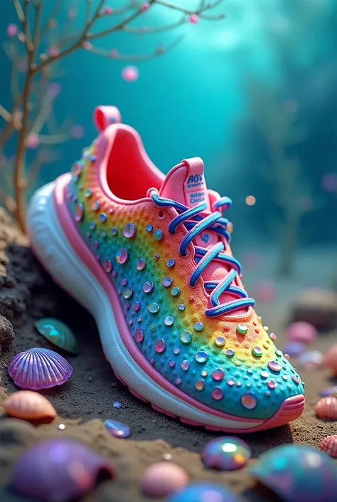 Shoes,sneaker shoes,sneker brand
Material used :sea shell
Have rainbow sea shell in shoes