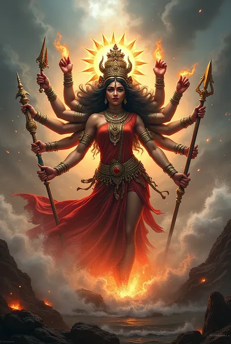 Durga maa killing bad peoples 