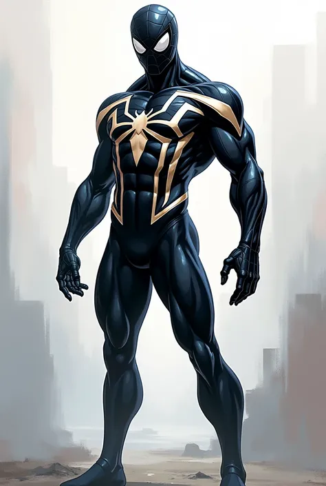 ((quality)), ((art)), ((best)), ((Anime)), ((detailed)), ((spider-man)), ((costume)), ((black)), ((symbiote)), of ((body)), ((whole)), from ((head to toe))