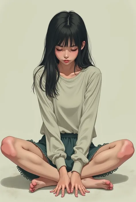 Komi-san is a social anxiety disorder Komi Shoko spread legs 