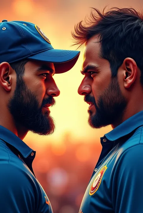 Kohli vs dhoni attractive yotube thumbnail 16:9
