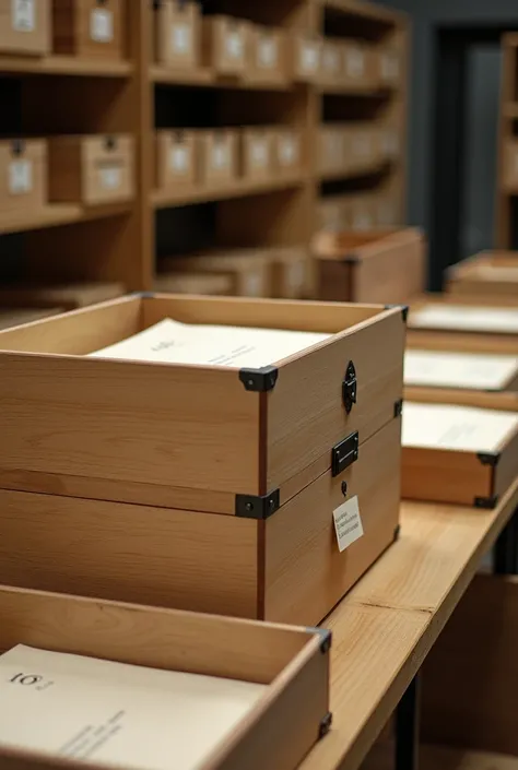 Manufacturing and marketing of archive boxes 