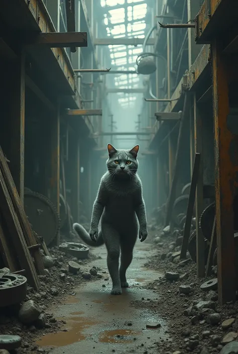 A once-bustling factory now filled with rust and decay is the new home of the human-cat. Her gray fur blends with the dusty machines. Workers who remain speak of her in whispers, calling her cursed, and throw tools at her when she comes too close, but she ...