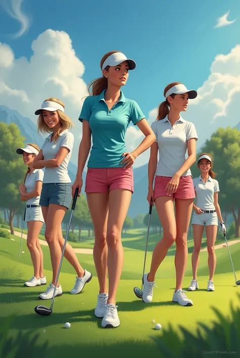 Real women  golf 