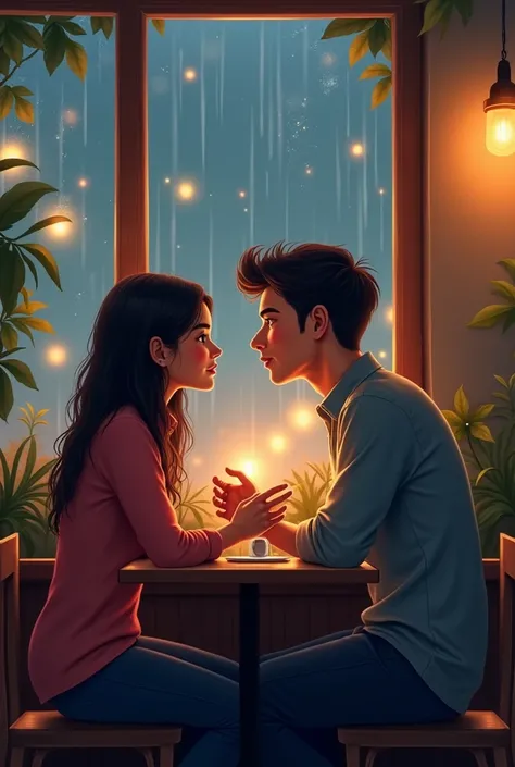 A young couple, Ayesha and Rohan, meet by chance in a café on a rainy afternoon. Ayesha was reading, lost in her own world, when Rohan accidentally spilled coffee near her table. Apologizing profusely, he offered to buy her a new one. Their conversations f...