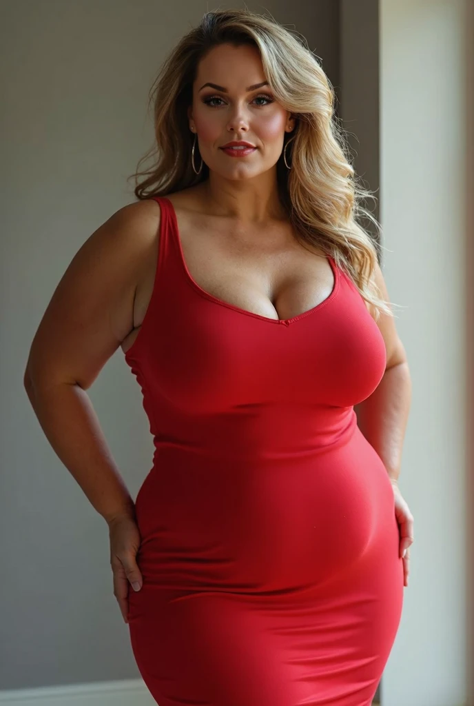 athletic curvy milf body in 50 year old sexy tight bodycon dress