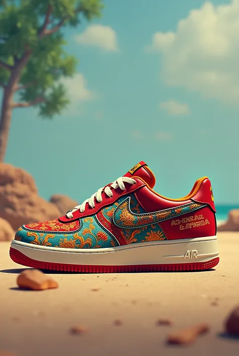 Create an India-themed Air Force sneaker