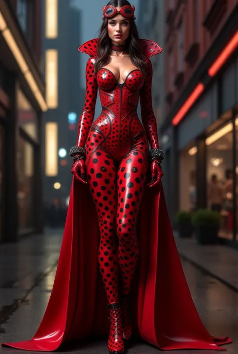 Through the clothes that Ladybug wears, From the Miraculous Series I want you to make clothes similar to those and for them to be sexy and elegant 