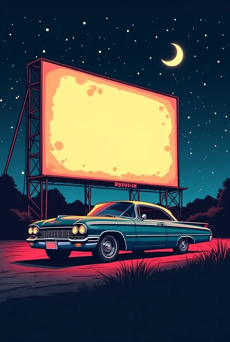 Logo for an old drive-in theater 
