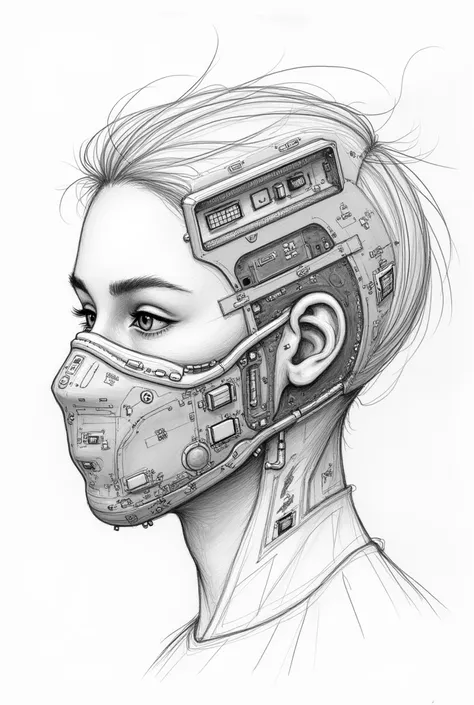 Now you have an approach to the components inside the GPS for masks in technical drawing